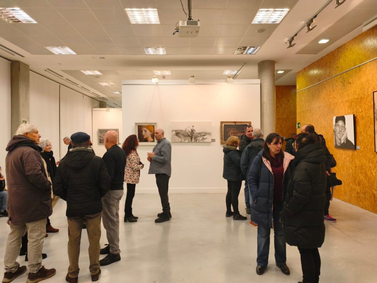Inauguración de la exposición de retratos Ventanas a la emoción II en Salamanca