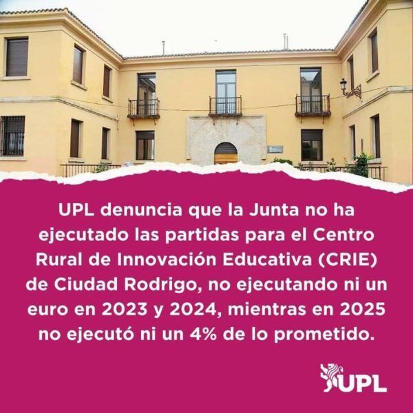 Edificio del Centro Rural de Innovación Educativa en Ciudad Rodrigo