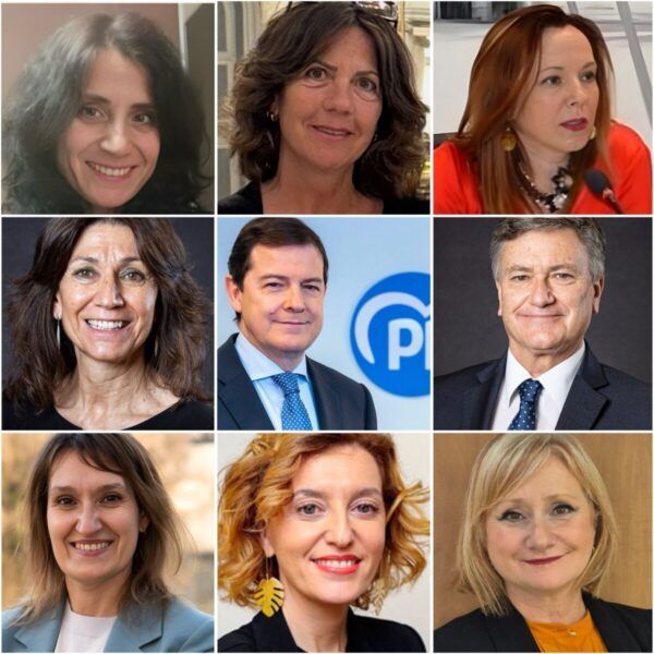 Retratos de candidatos a las elecciones de Castilla y León 2026