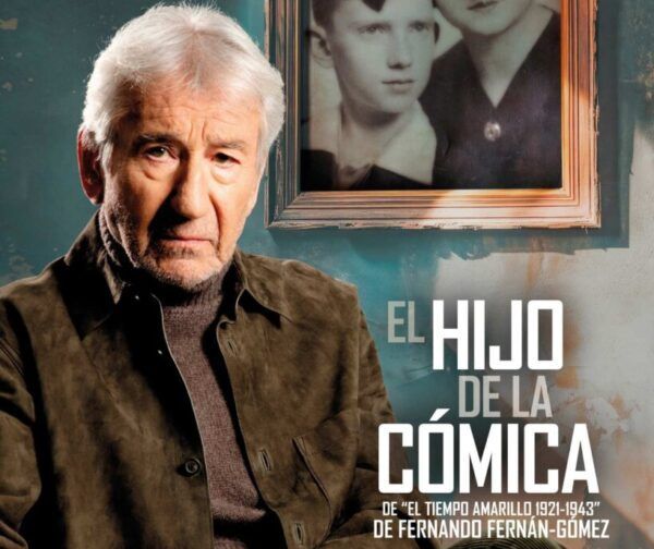 José Sacristán en el cartel de la obra El hijo de la cómica