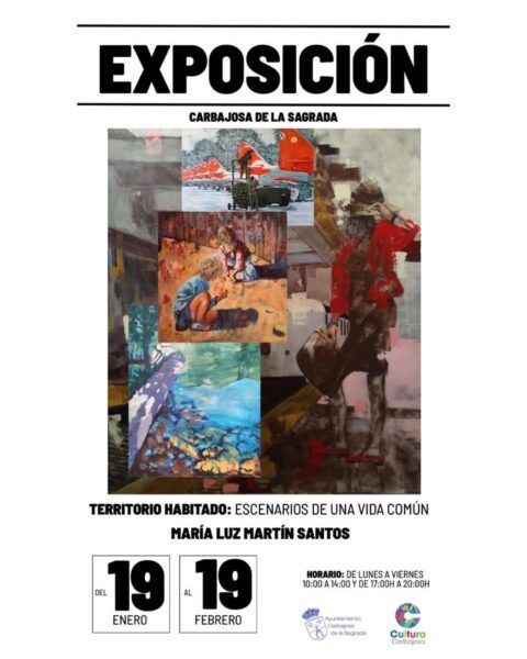Cartel de la exposición de pintura de María Luz Martín Santos