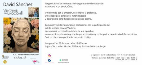 Inauguración de la exposición Ventanas a la Emoción II en Salamanca