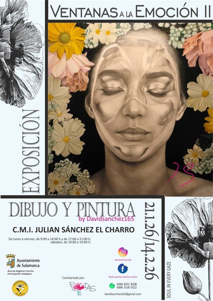 Cartel de la exposición Ventanas a la Emoción II en Salamanca