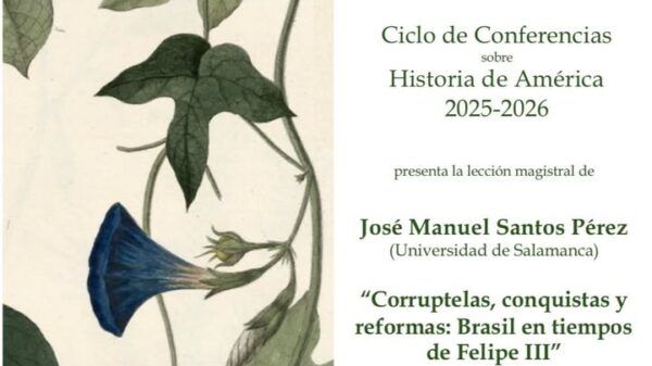 Cartel de la lección magistral del Prof. José Manuel Santos en Madrid