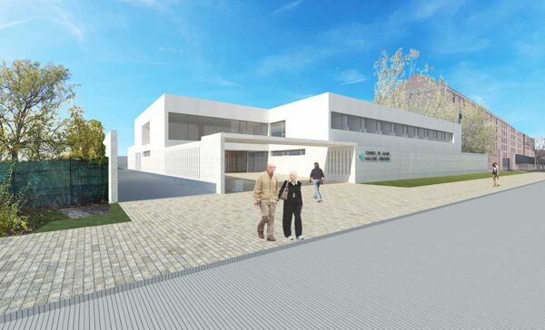 Vista exterior del nuevo centro de salud San José-El Zurguén en Salamanca