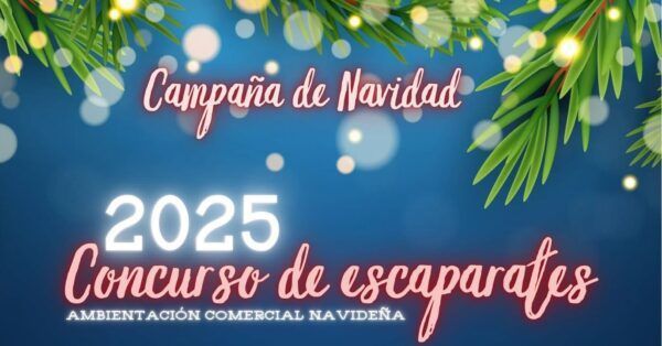 Cartel del Concurso de Decoración Navideña en Peñaranda 2025