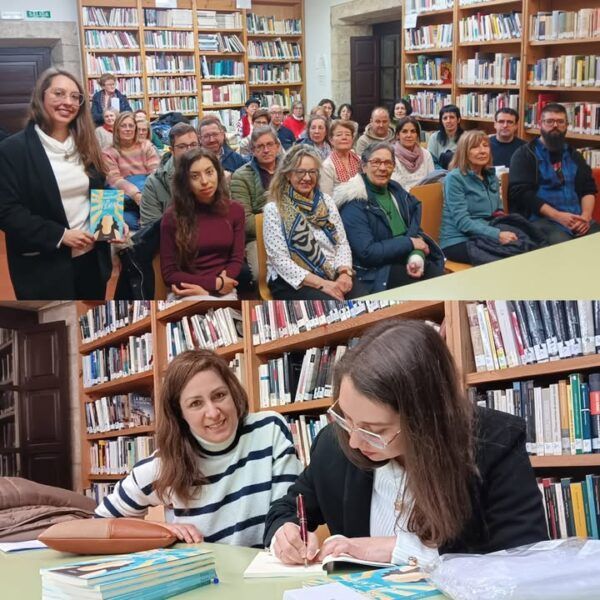 Presentación del libro La Maratón de Atenas con Eva Fraile y asistentes