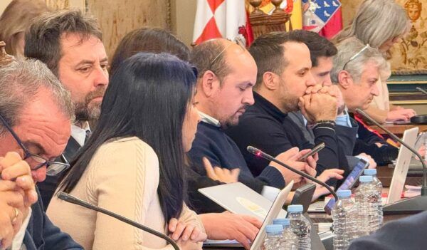 Reunión del PSOE en la Diputación de Salamanca sobre pensiones