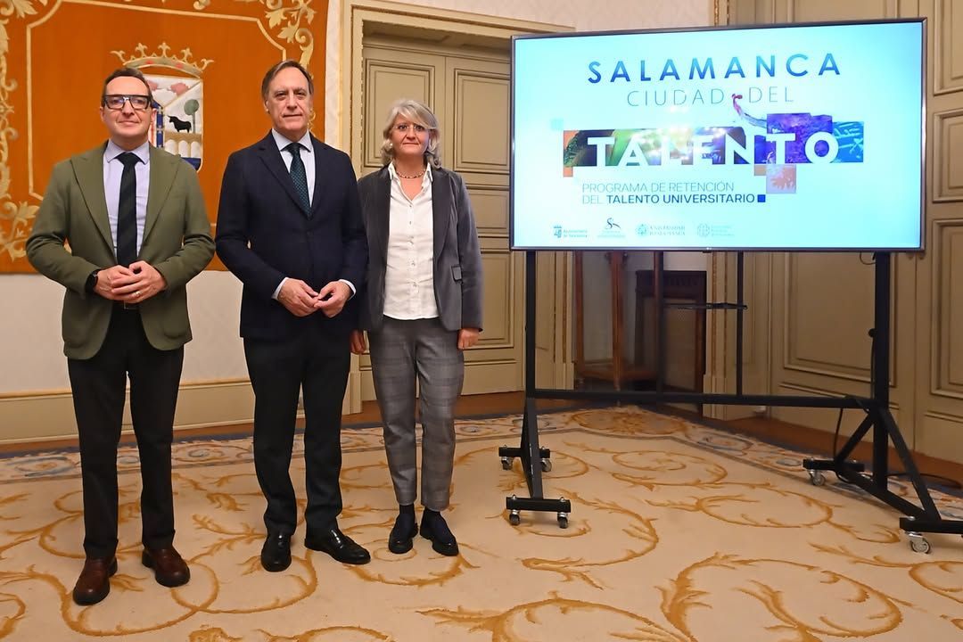 Presentación del programa de retención de talento joven en Salamanca