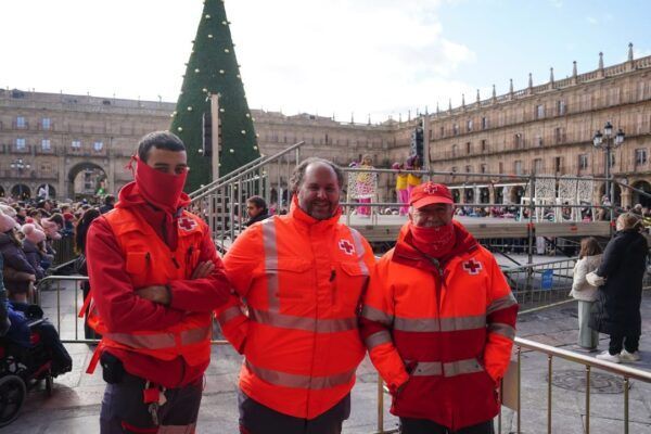 Equipo de emergencia en la Cabalgata de Reyes en Salamanca