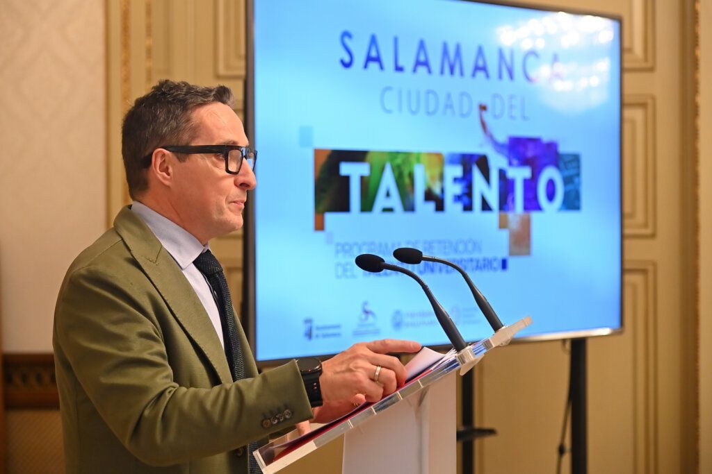 Presentación del programa de retención de talento joven en Salamanca