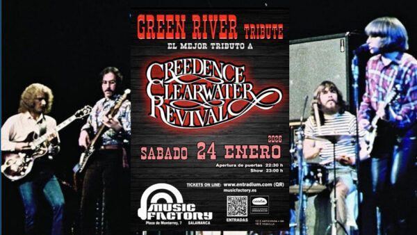Concierto tributo a Creedence Clearwater Revival en Music Factory