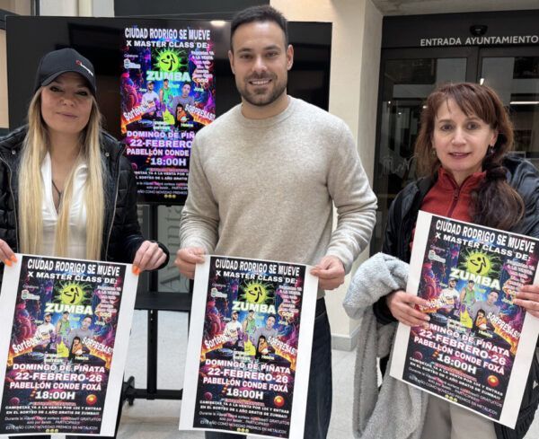 Presentación de la X Masterclass de Zumba en Ciudad Rodrigo