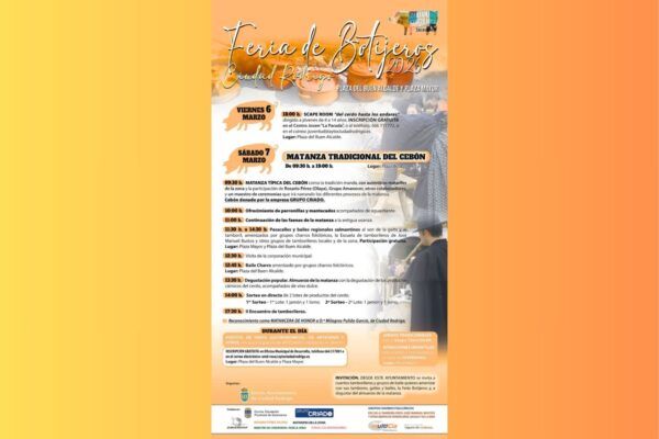 Cartel de la Feria de Botijeros en Ciudad Rodrigo 2026