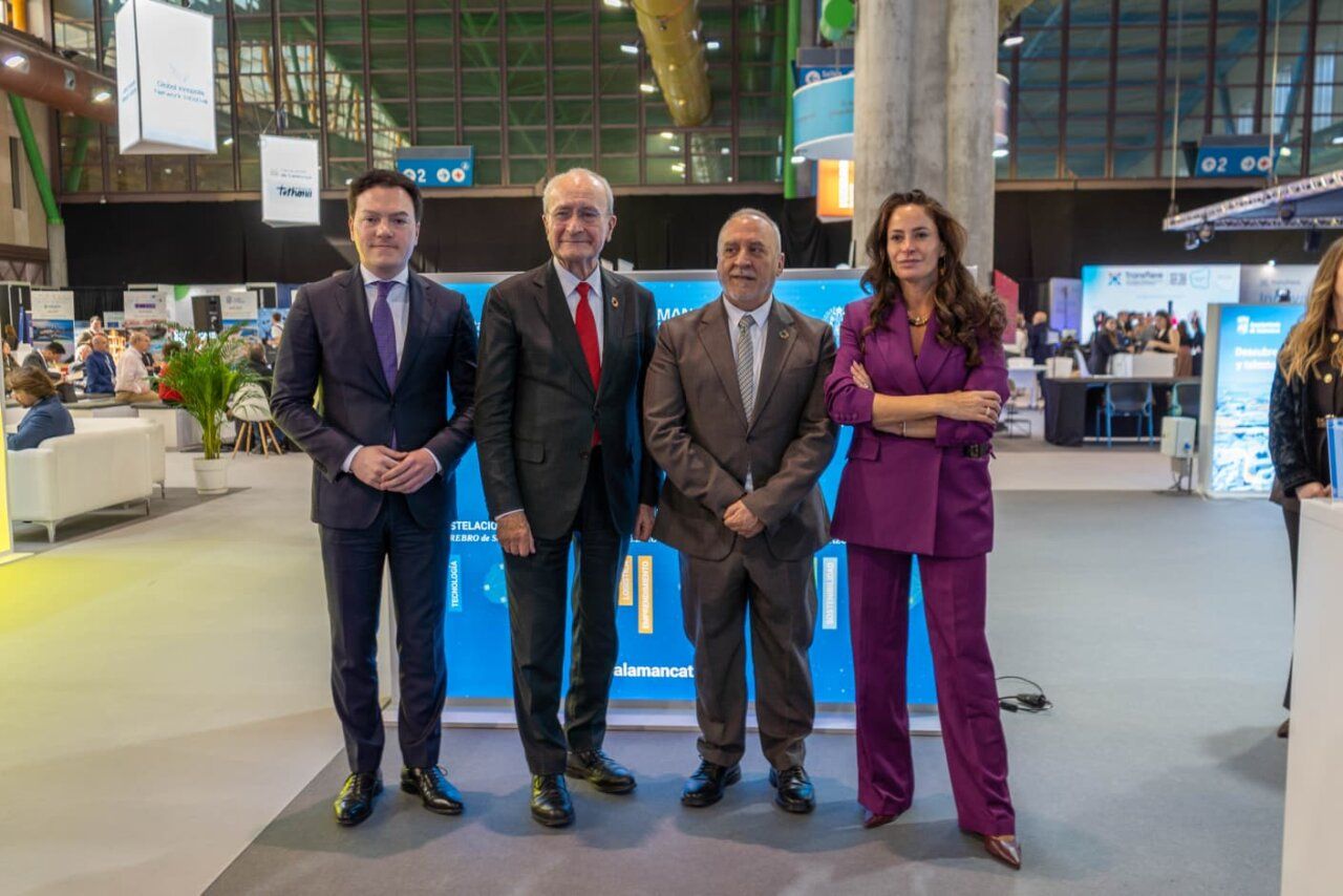 Representantes de Salamanca en la Feria Transfiere en Málaga