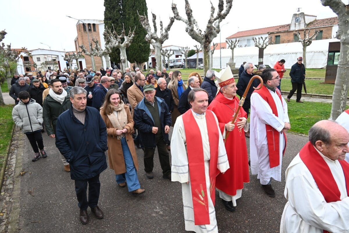 Procesión de San Blas en Ciudad Rodrigo con numerosos asistentes