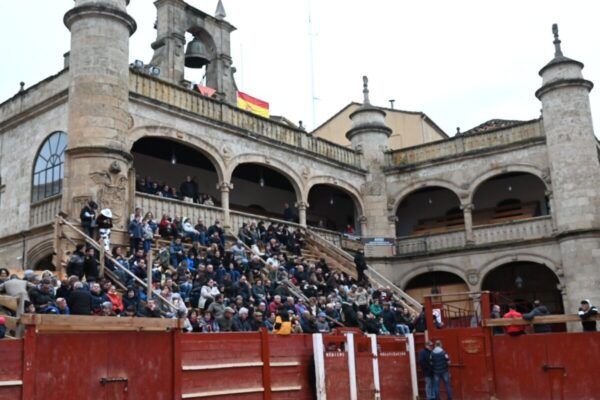 Multitud de personas en el Carnaval del Toro en Ciudad Rodrigo