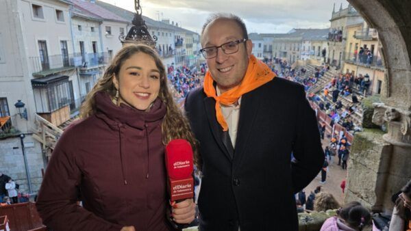 Marcos Iglesias durante la entrevista en el Carnaval del Toro 2026