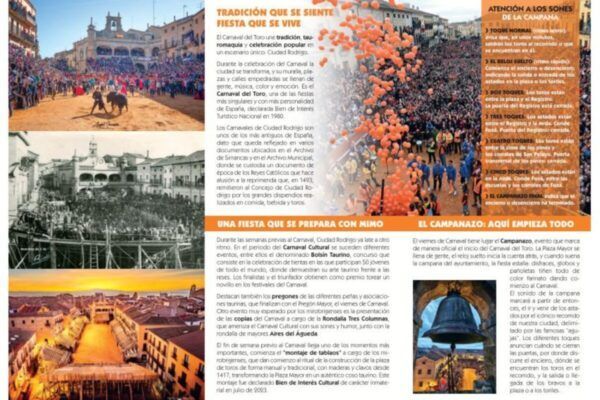 Celebración del Carnaval del Toro en Ciudad Rodrigo con multitud de personas