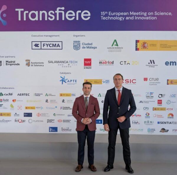 Representantes de Guijuelo en la Feria Transfiere en Málaga