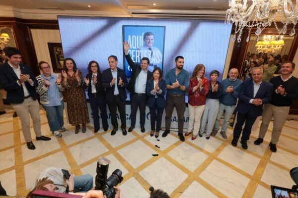 Alfonso Fernández Mañueco en un acto del Partido Popular en Salamanca