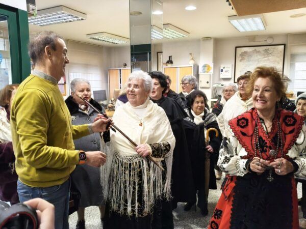 Celebración de mujeres en la festividad de Santa Águeda en Carbajosa de la Sagrada