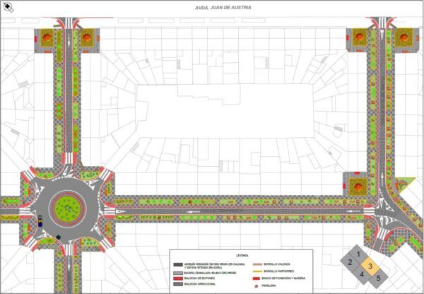 Plano de reurbanización del barrio La Vega en Salamanca
