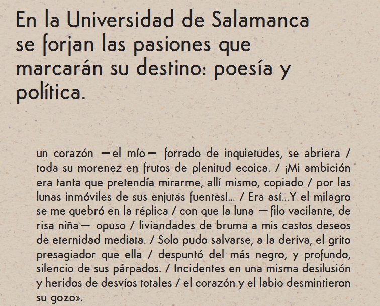 Texto sobre la influencia de Salamanca en la revista Atalaya