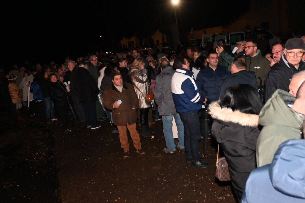 Multitud de personas en la celebración de San Blas en Ciudad Rodrigo