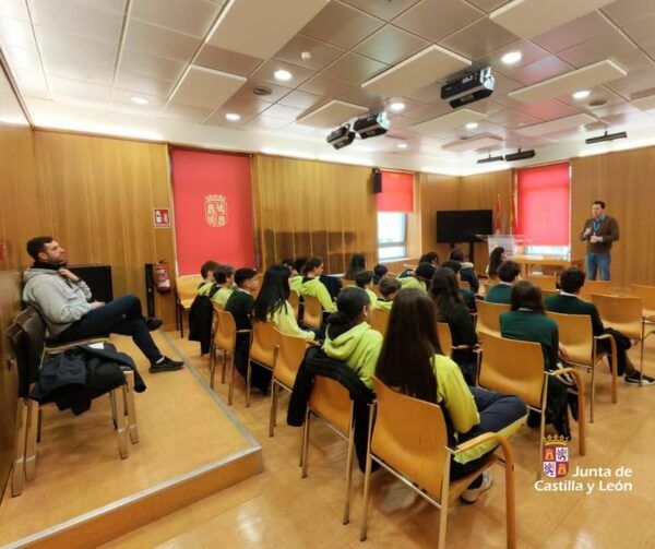 Estudiantes de 2º de ESO en el Centro de Emergencias de Castilla y León