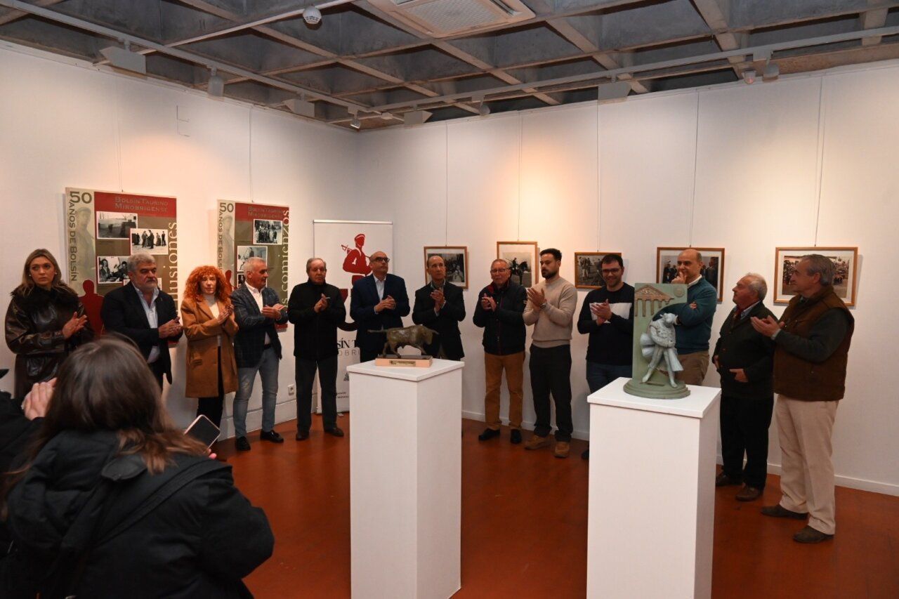 Inauguración de la exposición del 70 aniversario del Bolsín Taurino Mirobrigense en Ciudad Rodrigo