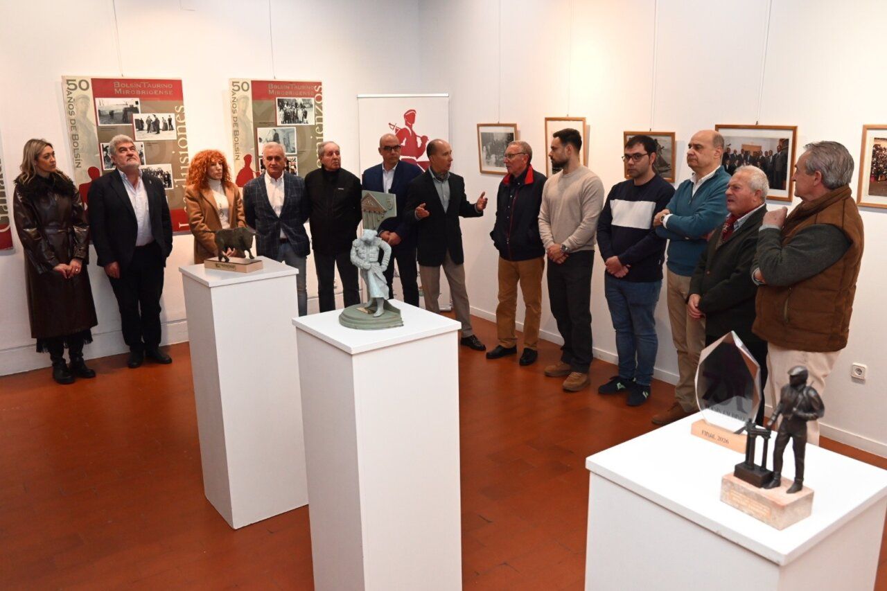 Inauguración de la exposición del 70 aniversario del Bolsín Taurino Mirobrigense en Ciudad Rodrigo