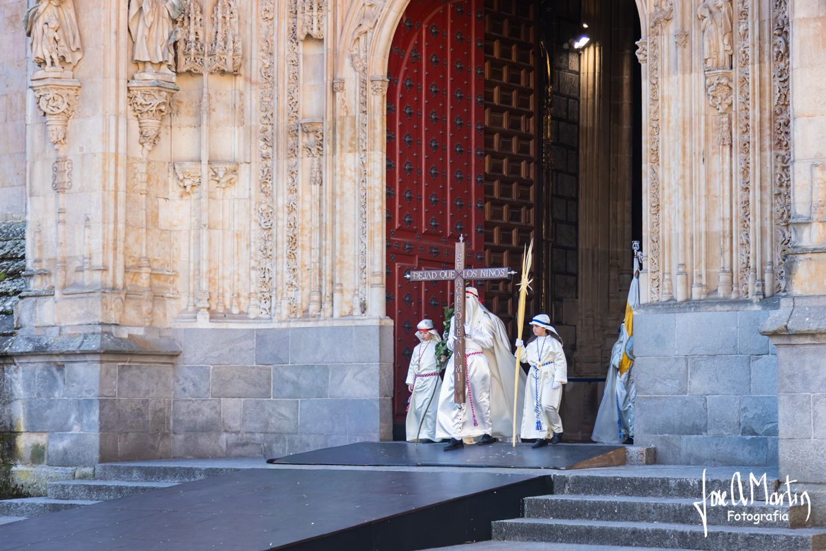 Procesión del Domingo de Ramos en Salamanca con la Hermandad Jesús Amigo de los Niños