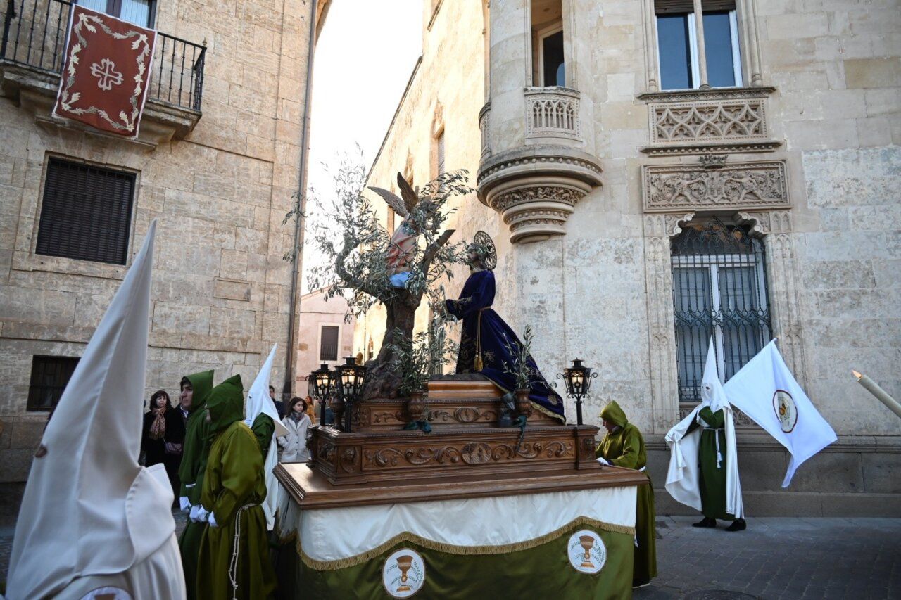 Procesión de La Oración del Huerto en Ciudad Rodrigo durante Semana Santa