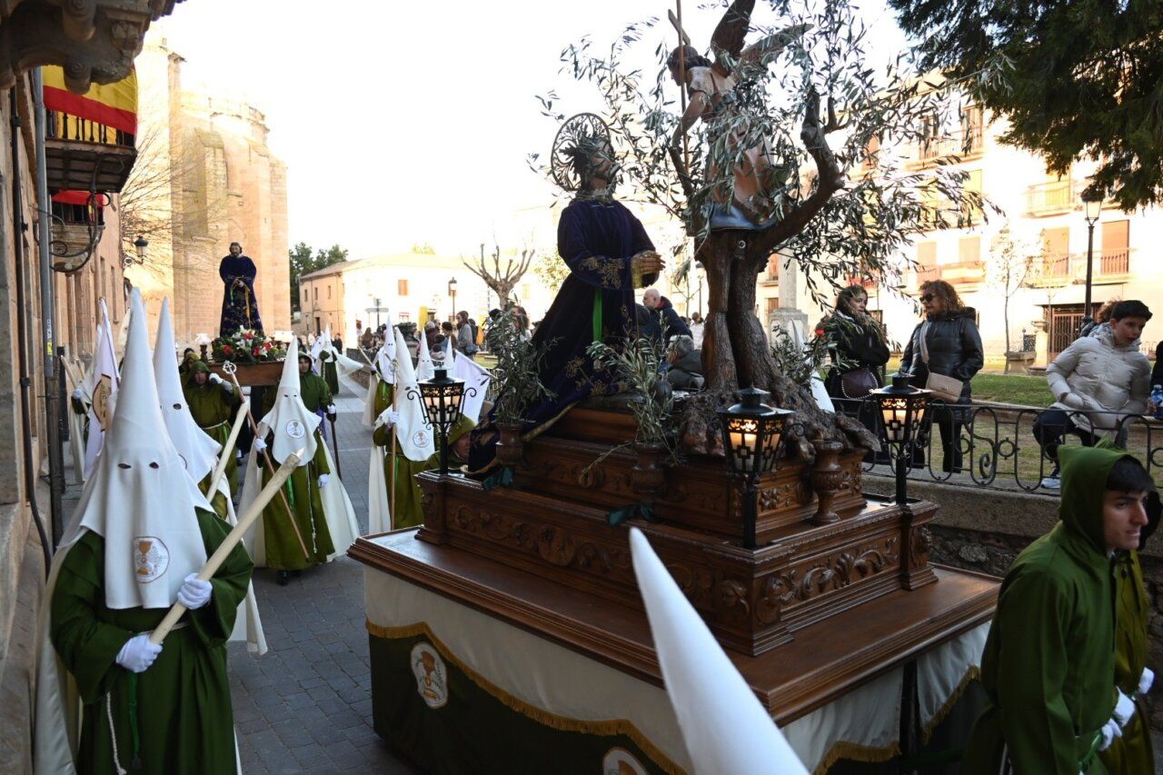 Procesión de La Oración del Huerto en Ciudad Rodrigo durante Semana Santa