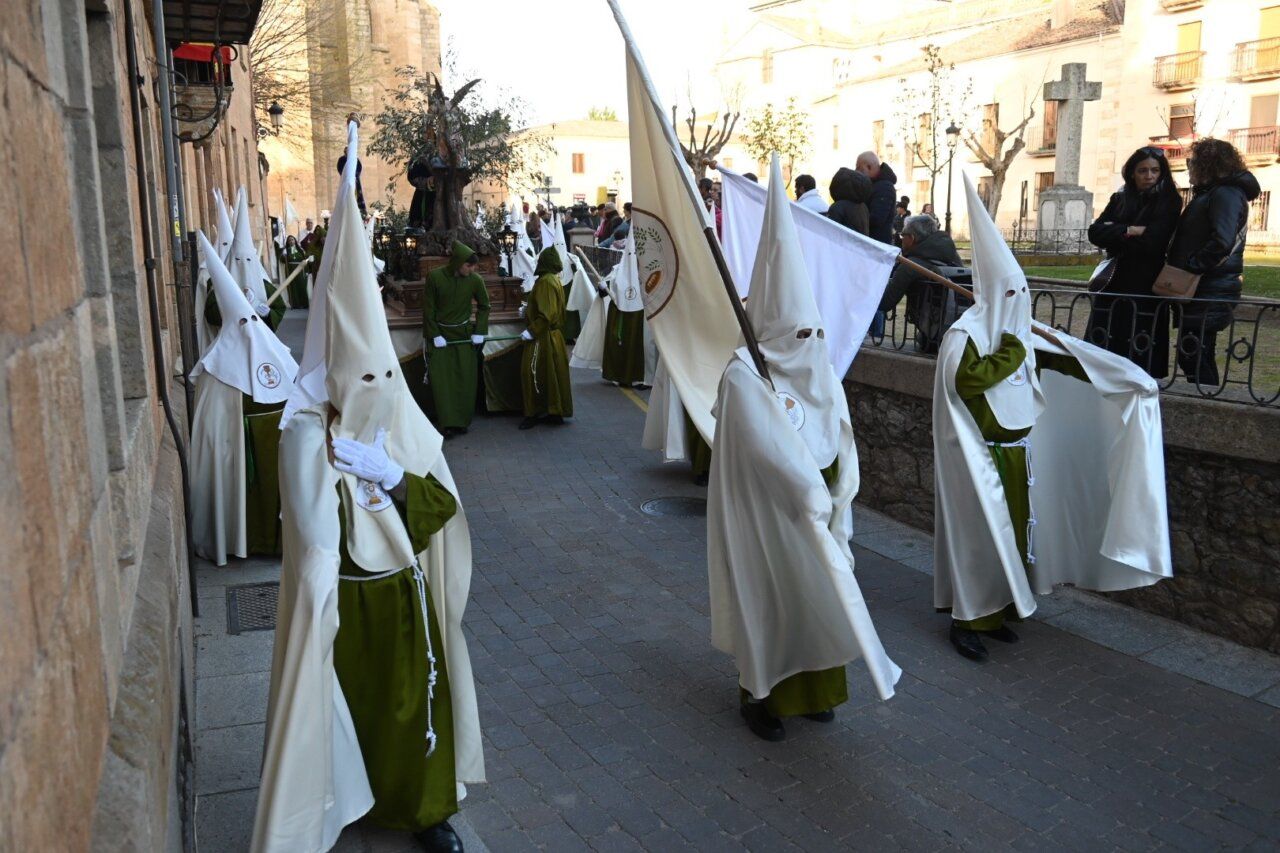 Procesión de La Oración del Huerto en Ciudad Rodrigo durante Semana Santa