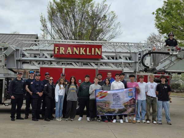 Grupo de alumnos del IES Fray Diego en Franklin, Tennessee