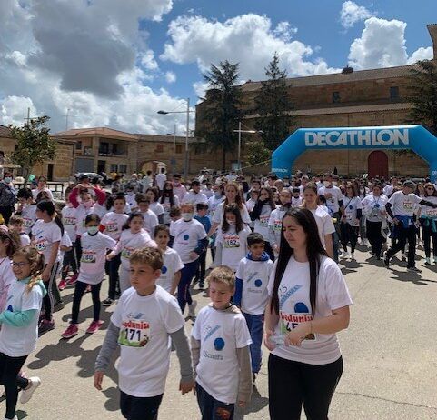 Participantes de la IV Carrera Solidaria Las Villas en Babilafuente