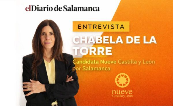Chabela de la Torre, candidata de Nueve Castilla y León en Salamanca.