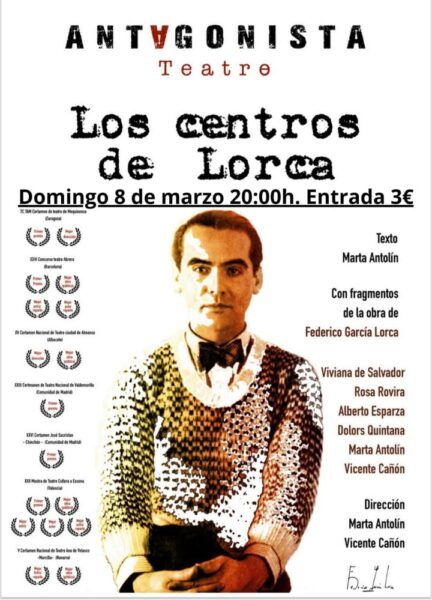 Cartel del Gran cierre del Certamen Nacional de Teatro con detalles del evento.