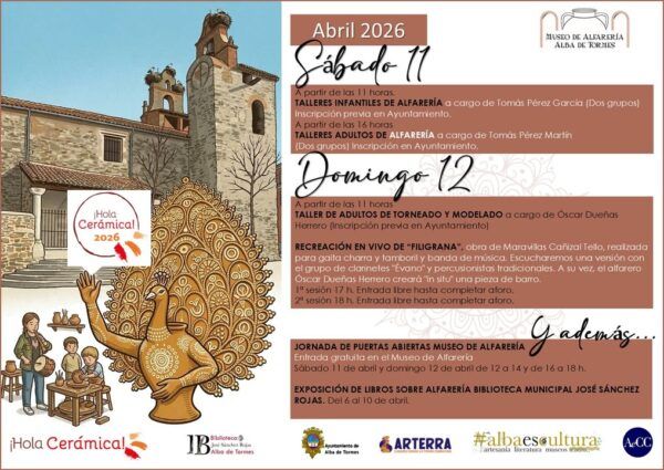 Cartel del evento Hola Cerámica 2026 en Alba de Tormes