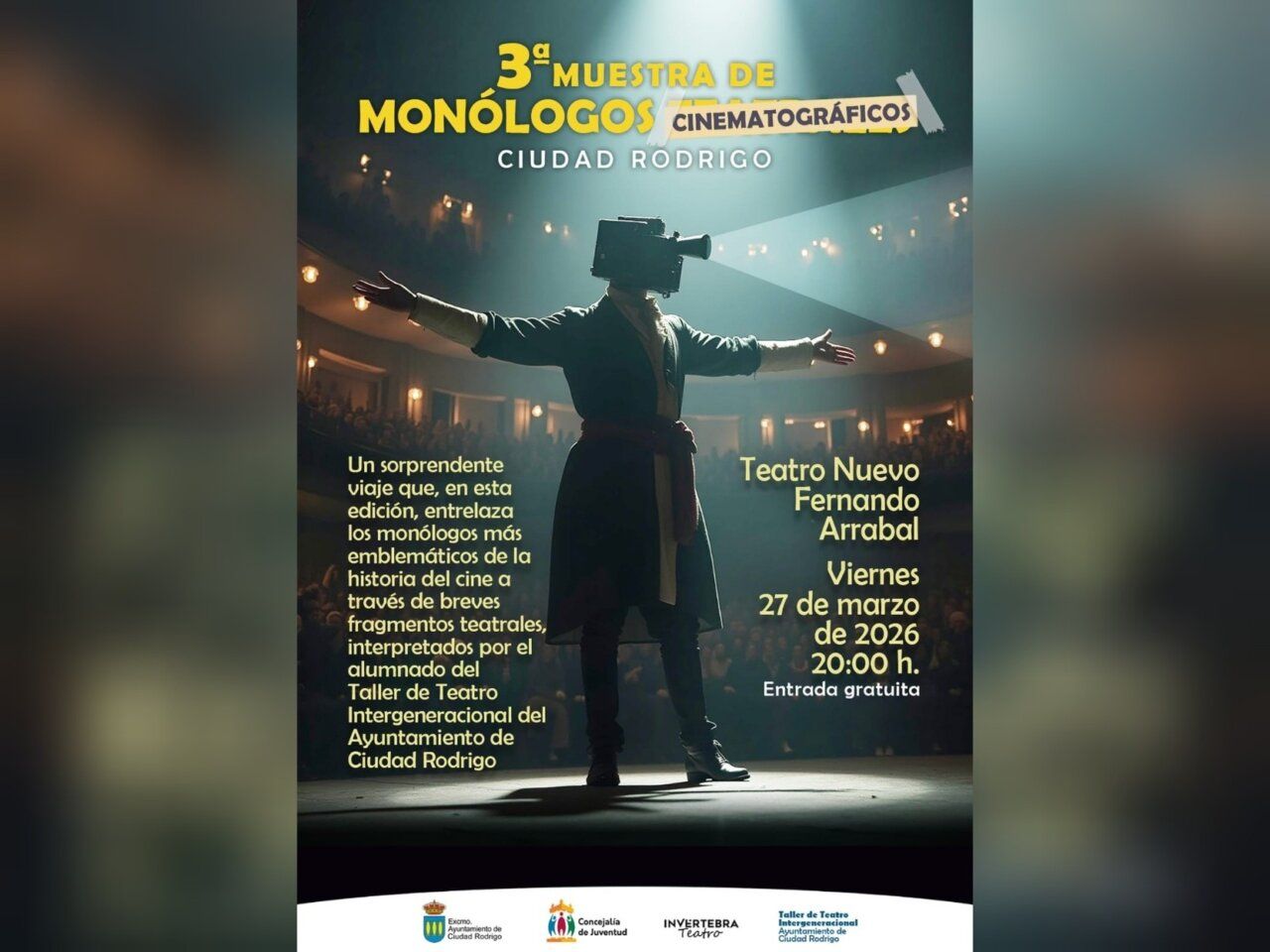 Presentación de la III Muestra de Monólogos Cinematográficos en Ciudad Rodrigo