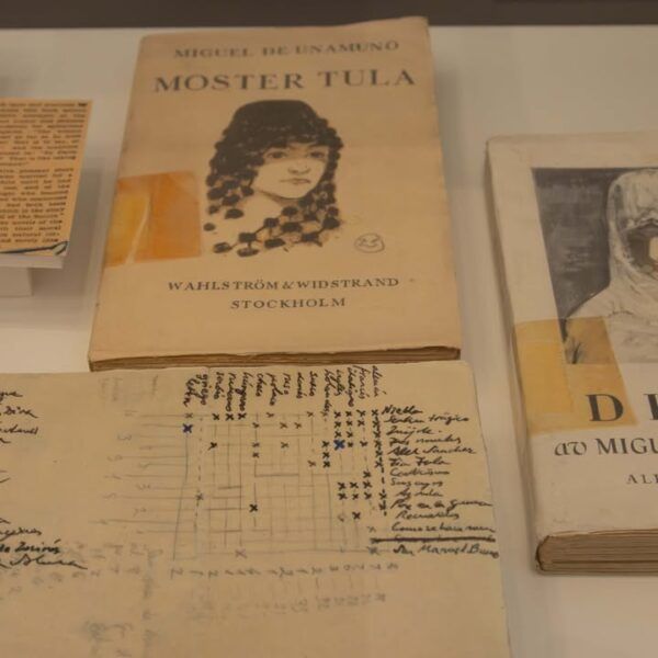 Libros y notas de Miguel de Unamuno en la Casa-Museo Unamuno