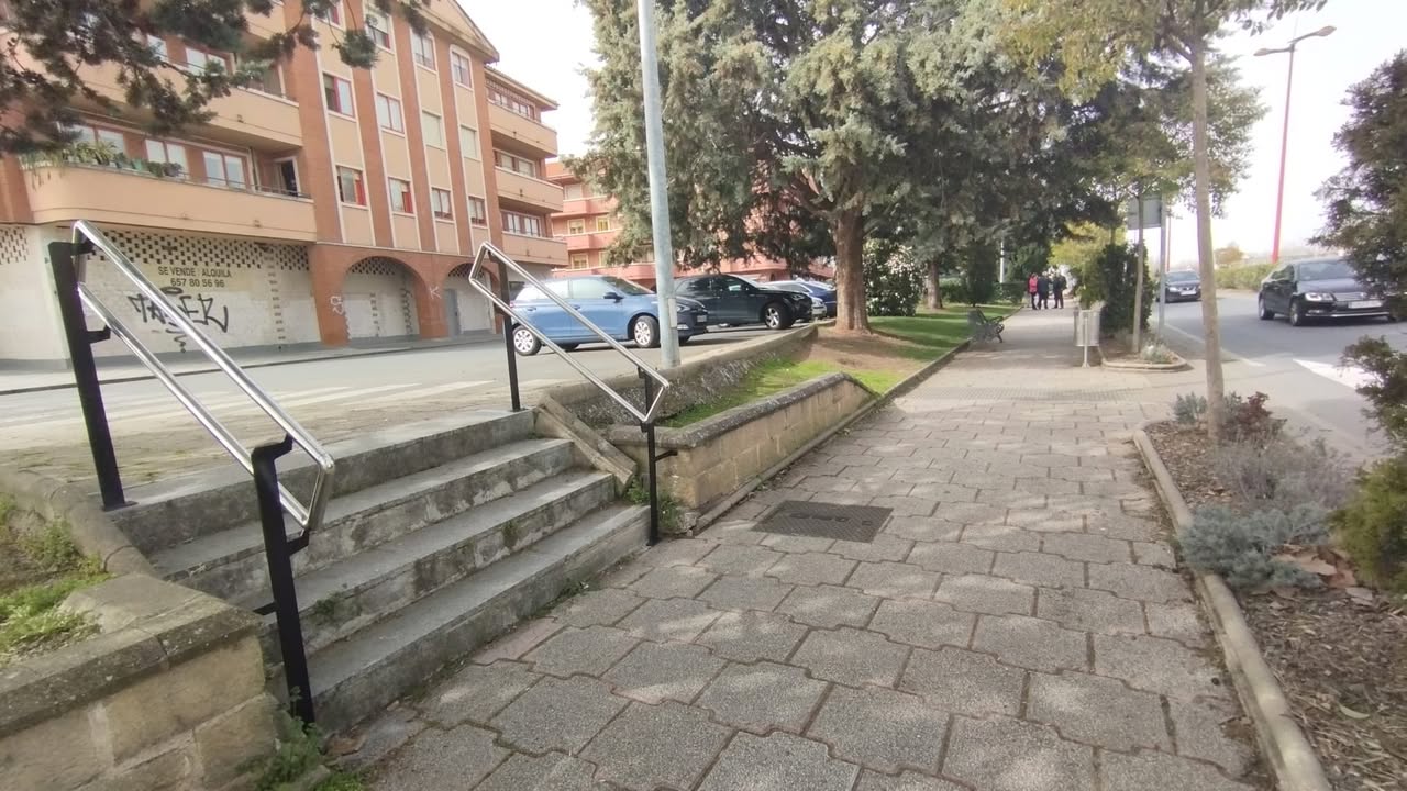Barandilla instalada para mejorar la accesibilidad en Santa Marta