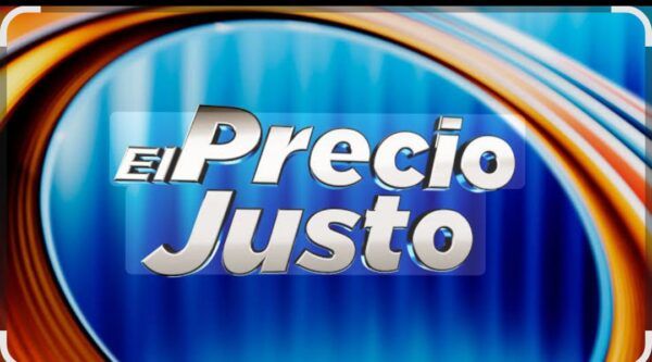 Logo del programa El Precio Justo con fondo azul y detalles en naranja.