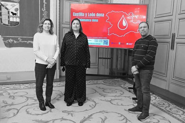 Presentación del maratón solidario de donación de sangre en Salamanca