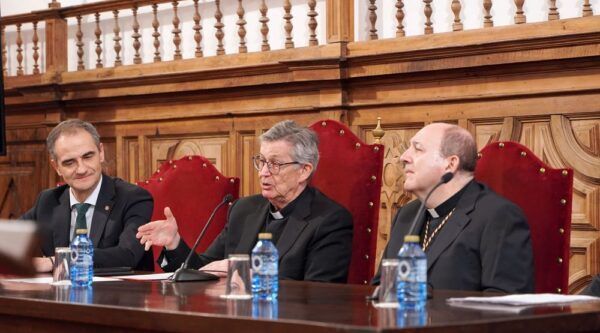 Acto de presentación de la Semana Santa de Logroño 2026 en la UPSA