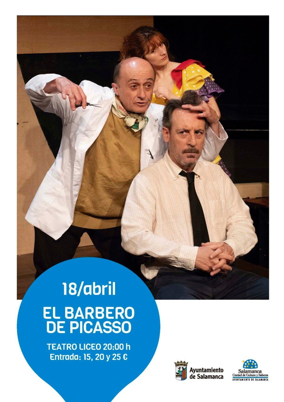 Representación teatral de El Barbero de Picasso en Salamanca