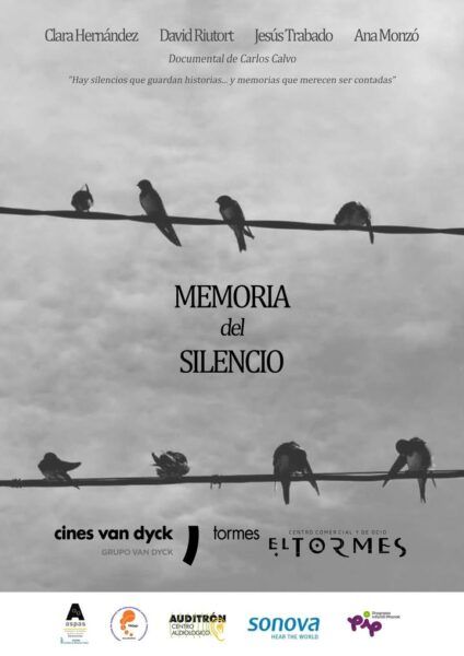 Cartel del documental Memoria del Silencio sobre discapacidad auditiva