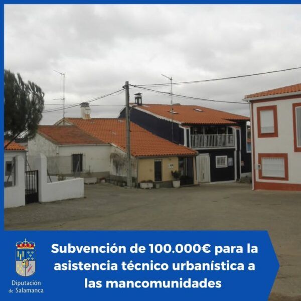 Imagen de un área rural con casas y techos naranjas en Salamanca